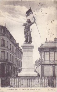 France Compiegne Statue de Jeanne d'Arc 1925