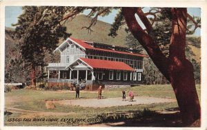 J26/ Estes Park Colorado Postcard c1910 Fall River Lodge Building 175