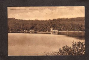 NH Silverdale From Island Lake Spofford New Hampshire Postcard US Vintage PC
