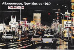 Route 66 Albuquerque New  Mexico 1969 Great Signs  4 by 6