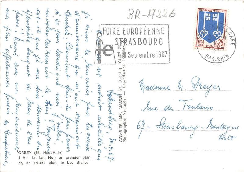 BR17226 Orbey le lac noir en premier plan france