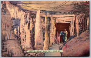 Vtg Mammoth Cave Kentucky KY The Colonnade Great Onyx Cave 1930s View Postcard