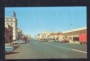 MIDDLETOWN CONNECTICUT CT. DOWNTOWN STREET SCENE OLD CARS POSTCARD