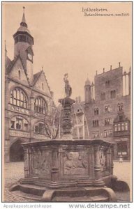 Germany Hildesheim Rolandbrunnen von 1440