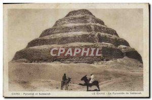 Old Postcard Egypt Egypt Cairo The Pyramid of Sakkara