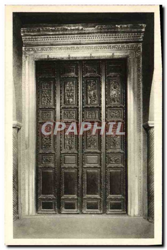 Old Postcard Basilica Sabina S Roma monumental Porta della Chiesa