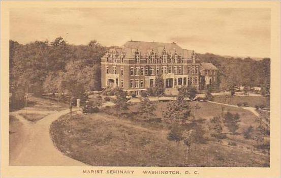 Washington DC Marist Seminary Albertype