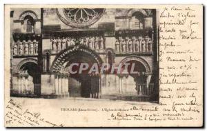 Postcard Old Thouars L & # 39Eglise St Medard