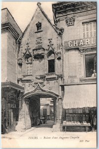 c1900s Tours, France Ruins Ancient Chapel Gothic Archway Moreau Charl Shop A360