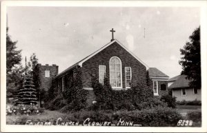 RPPC View of Episcopal Church, Cloquet MN Vintage Postcard V76