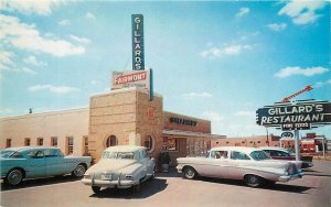 Postcard Texas Wichita Gillard's Famous Restaurant auto Dexter 1950 23-8953