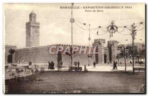 Old Postcard Marseille Exposition Coloniale 1922 palace Morocco