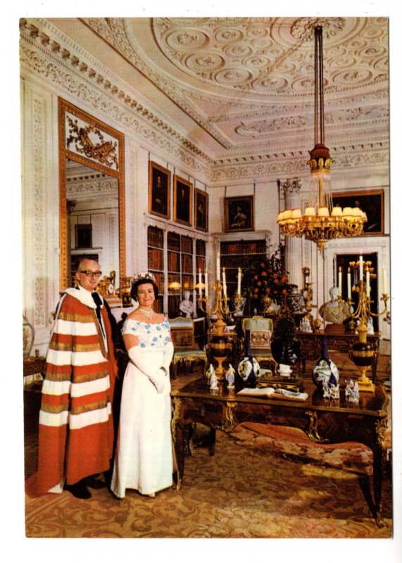 The Duke and Duchess of Bedford, Private Library Interior, Woburn Abbey, England