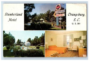 Vintage Sumerland Motel Orangeburg S.C. Postcard P132E