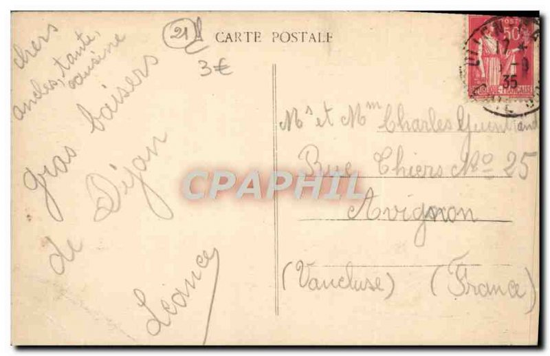 Old Postcard Dijon Vue Prize From I & # 39Eglsie St. John