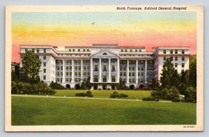 WW2  VA Veterans Administration  Ashford Hospital  West Virginia   Postcard