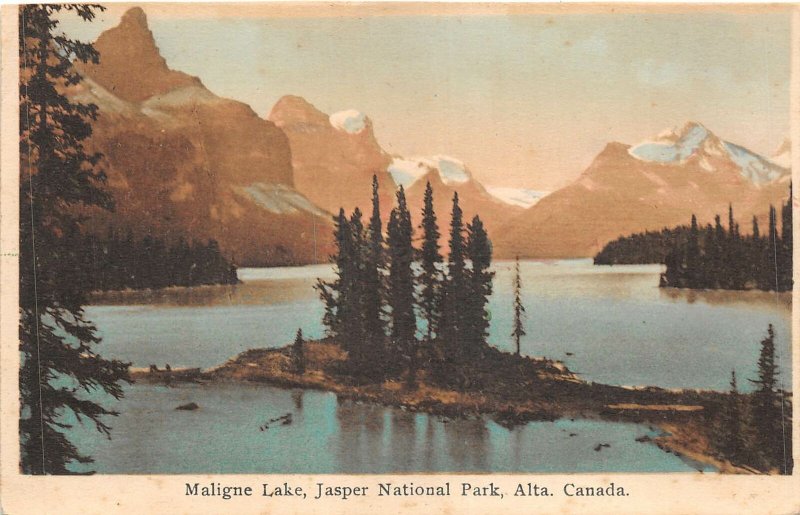 br106320 mailgne lake jasper national park alta canada