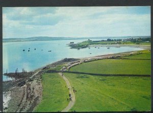 Northumberland Postcard - Lindisfarne From The Castle, Holy Island   T4250