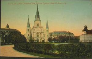 New Orleans LA Church c1910 Postcard