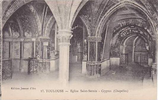 France Toulouse Eglise Saint Sernin Cryptes