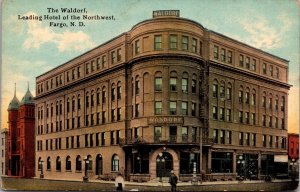 Postcard The Waldorf Hotel in Fargo, North Dakota~139348