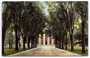 State Hospital Utica New York NY Medical Historic Building Landmark Postcard