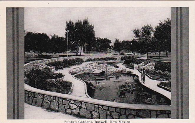 New Mexico Roswell The Sunken Gardens