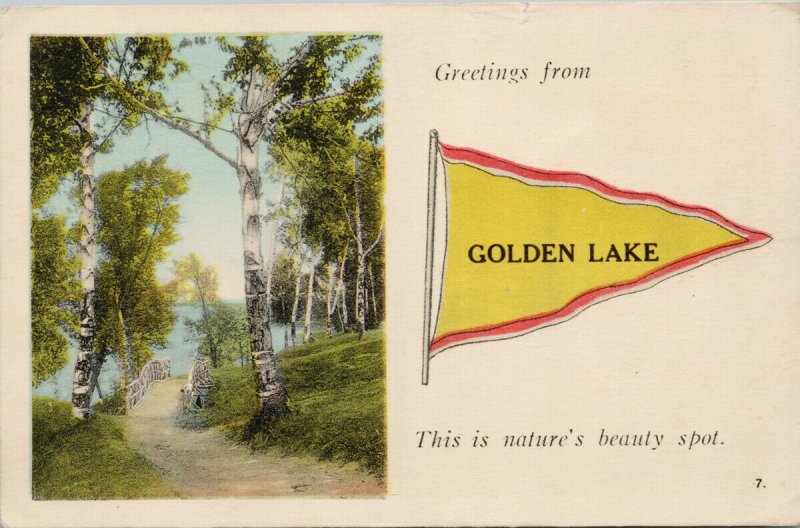 Golden Lake Ontario ON PECO Postcard G49 *as is