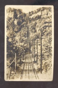 RPPC ETOWAH TENNESSEE INCLINE RAILROAD TRAIN TRACK VINTAGE REAL PHOTO POSTCARD