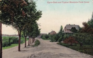 MANITOBA, Canada, PU-1909; Up-To-Date And Typical Manitoba Farm Scene