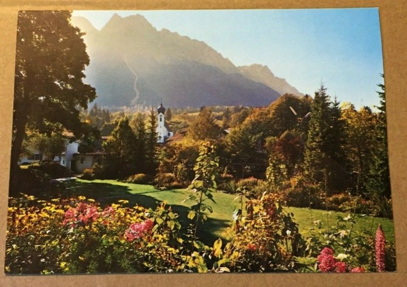 UNUSED POSTCARD -  GRAINAU NEAR GARMISCH-PARTENKIRCHEN, GERMANY