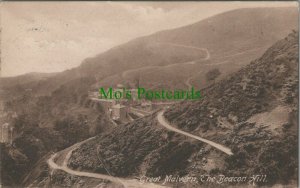 Worcestershire Postcard - Great Malvern, The Beacon Hill   RS25366