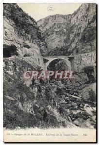 Old Postcard Gorges of the Bourne Bridge Ghoul Our