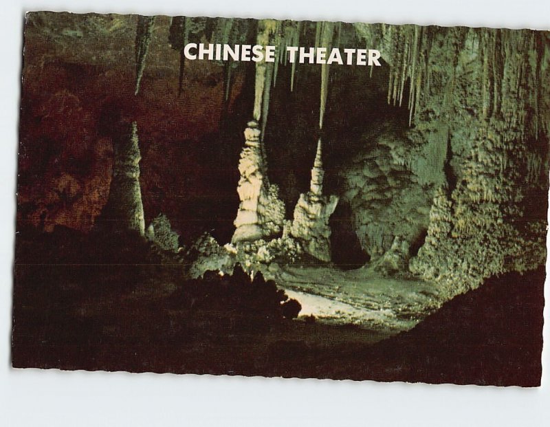 Postcard Chinese Theater Carlsbad Caverns New Mexico USA