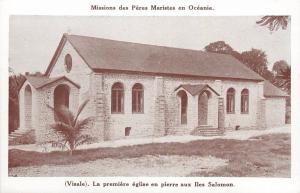 South Pacific Solomon Islands Visale church Peres Maristes missions Oceania