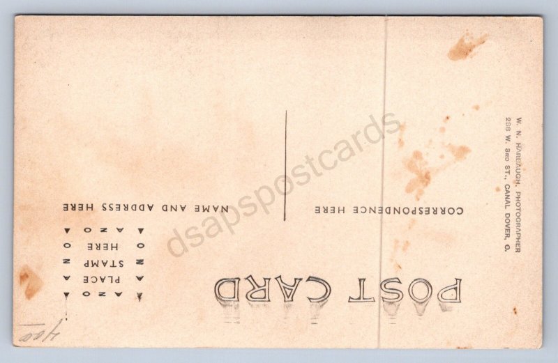 J87/ Strasburg Ohio RPPC Postcard c1910 Tuscarawas Homes on Main St 1662