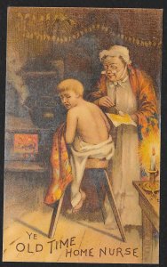 VICTORIAN TRADE CARDS (2) Home Nurses Soap & Candles