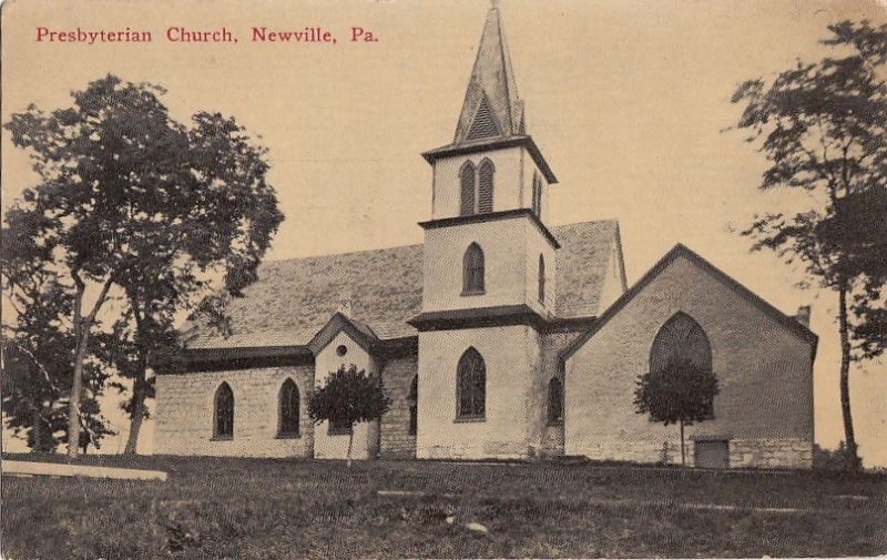 Postcard Presbyterian Church Newville PA