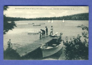 Center Tuftonboro, New Hampshire/NH Postcard, Wm Lawrence Camp, Boating