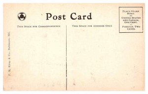 Postcard MONUMENT SCENE Baltimore Maryland MD AS8959