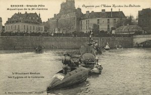 PC FRANCE, RENNES, GRANDE FÃTE AQUATIQUE, Vintage Postcard (b31607)