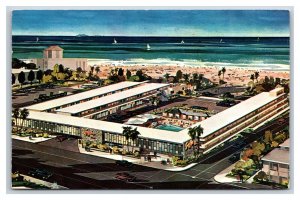 Surf Rider Inn Santa Monica California CA UNP Chrome Postcard D21