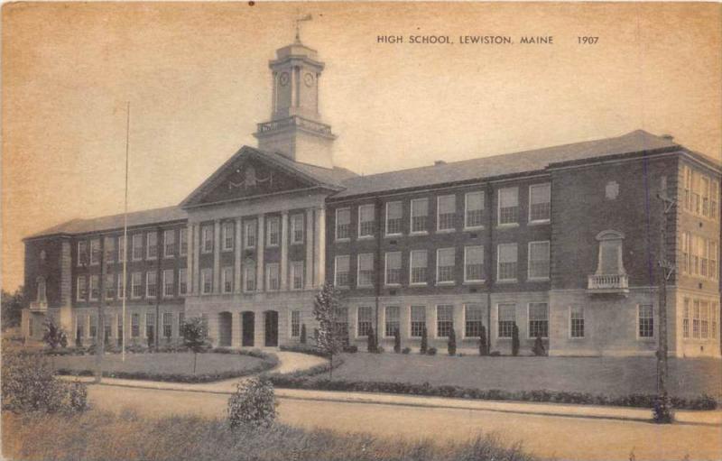 Maine  Lewiston, High School