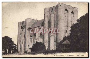 Old Postcard Niort Le Donjon