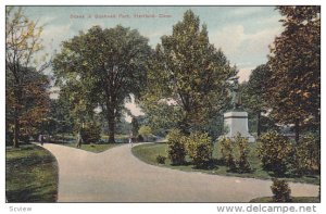 Scene In Bushnell Park, Hartford, Connecticut, 1900-1910s