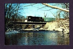 CT Penn Central Geep Train Railroad LEE MASS Canaan PC