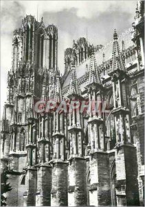 Modern Postcard Reims (Marne) Cathedrale Notre Dame (thirteenth) and South To...