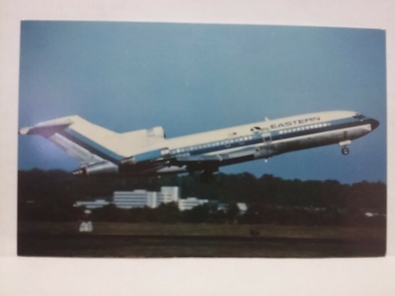 aviation postcard Eastern Airlines B-727