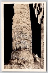 New Mexico Carlsbad Giant Dome Big Room NM RPPC Real Photo Postcard B35