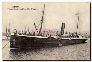 Postcard Old Ship Boat Abda Quick Ship ts Package